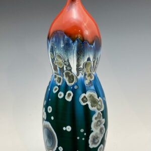 Crystalline Glazed Bottle