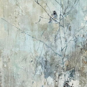 Reflections of Similarity (Black-throated Gray Warbler)